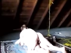 Gay boyfriends are hiding on the loft and having tender gay sex